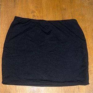 High Quality Black Mini Skirt